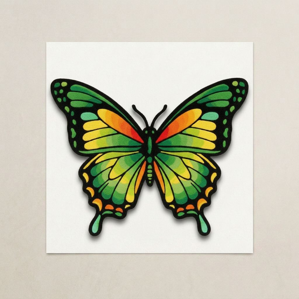 Butterfly rug
